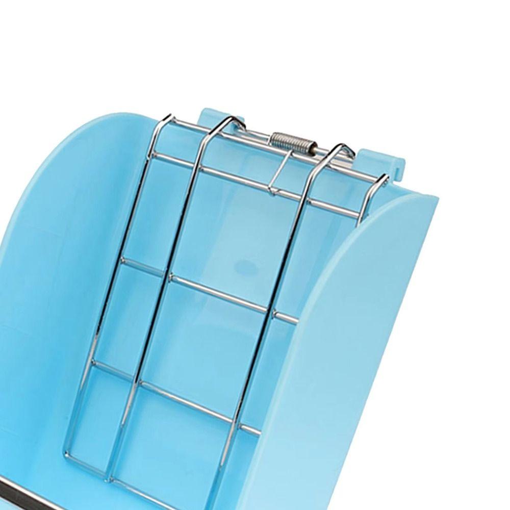 1Pcs Spring Type Rabbit Grass Frame Plastic Pet Food Container  for Herbivore Guinea Pigs Hamsters