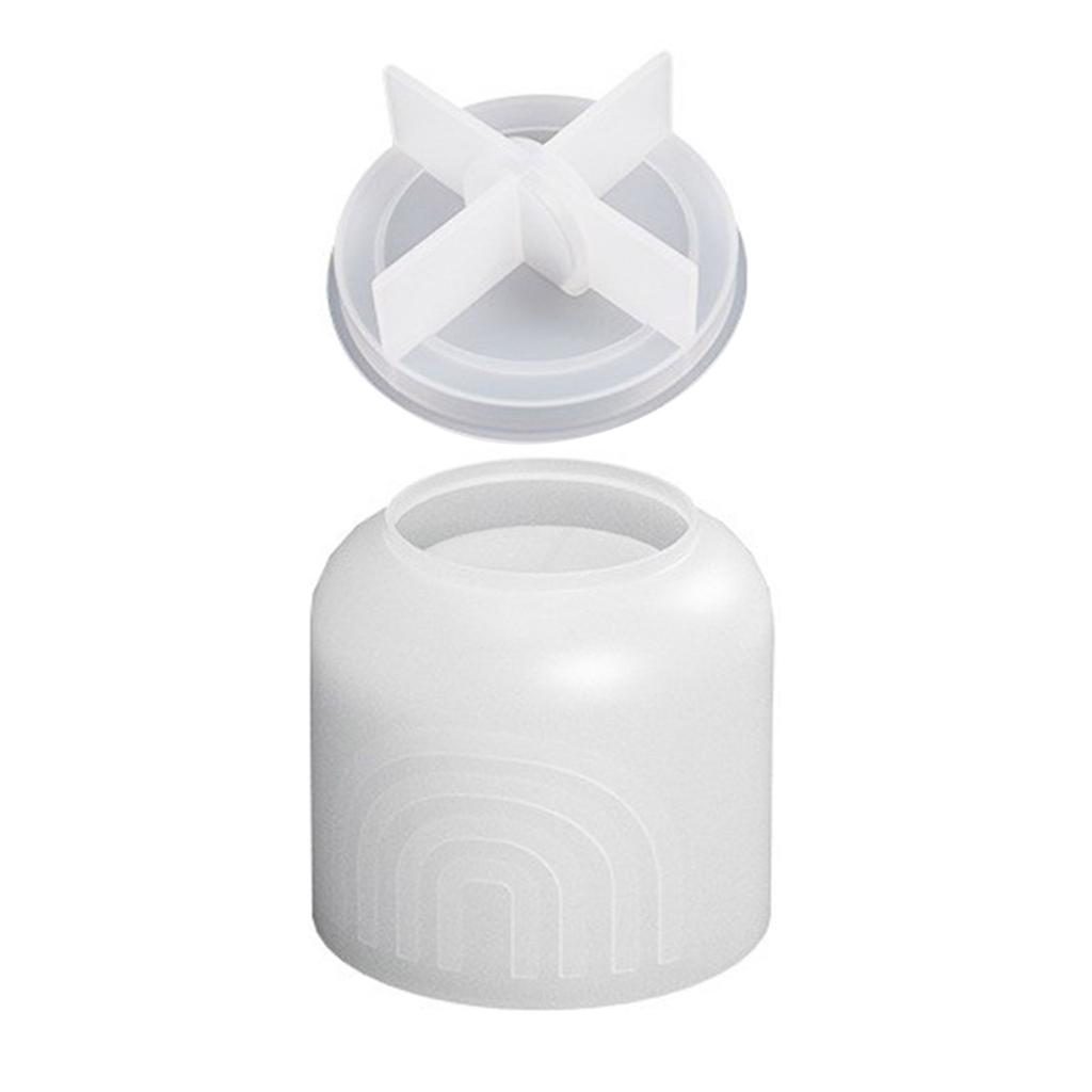 Silicone Storage Jar Mould Jewelry Box Moulds Resin Mold Storage Container Molds with Lid Candle Cup Molds for DIY Craft