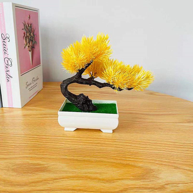 Pinus Plastic Hwangshanensis Plants Bonsai Plant With Realistic Appearance