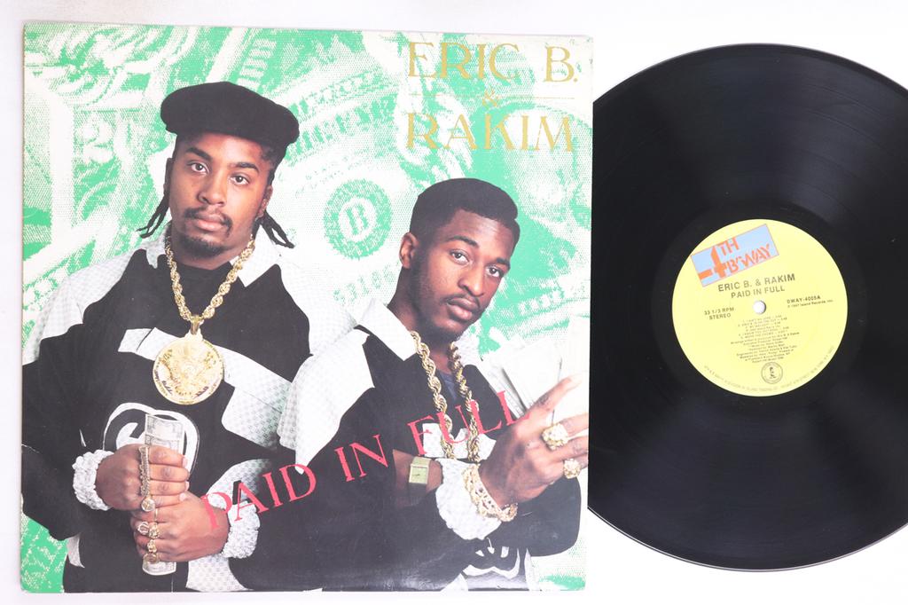 LP Record ERIC B. & RAKIM - Paid In Full BWAY4005 4TH & BROADWAY 1987 US Rap & Hip-Hop/R&B Used