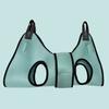 Pet Grooming Hammock Breathable Mesh Dog Grooming Sling Cat Restraint Hammock with Security Strap for Small Medium Dogs Cats Nail