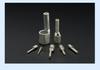 CJH Silver Plated Red Copper/Brass Square Cold Crimp Terminal Pin