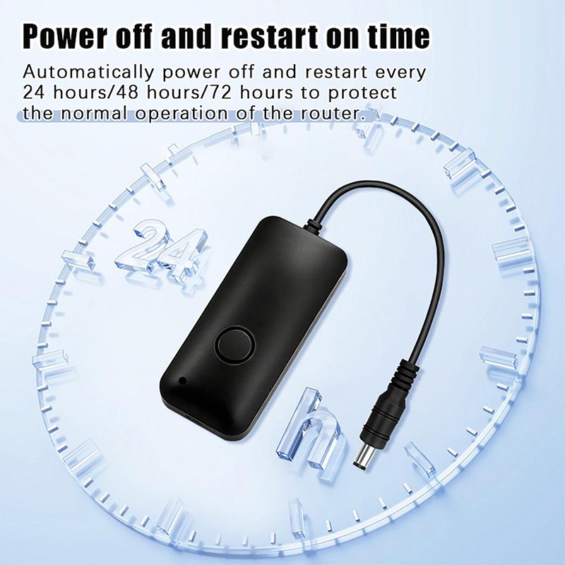 Reset And Optical Modem Speed-up Connection Router Restart Cable Automatic Power-off Timed Network Controller
