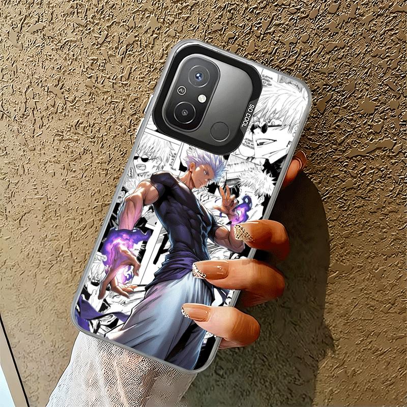 Anime Gojo Satoru JUJUSU Soft Phone Case for Xiaomi Redmi 15C 15 14C 13C 12C Poco X5 X6 X7 Pro X3 F8 F7 Ultra M8 13 12 Cover Bac