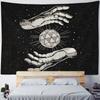 Astronaut Star Planet Tapestries - Meditation Starry Sky Living Room Decor Therapy Energy Field Art Background Design