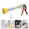 Drip Frees Caulk Guns with Ergonomic Steel Handle,Manual Glass Glues Applicator Universal Pressing Glues Guns