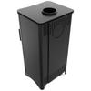 Wood Burning Steel Stove KRATKI K5 Ø 150 7 kW Black Thermotec