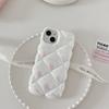 Electroplating colorful rhombus pattern is suitable for iPhone15Pro max mobile phone case Apple 16 new 14/13 sense
