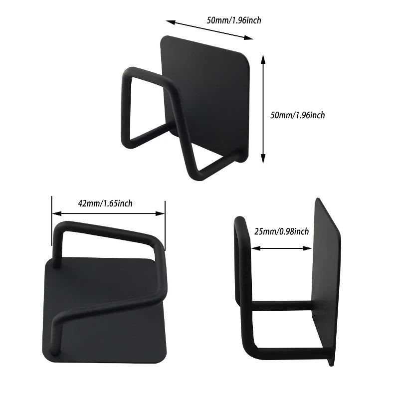 Stainless Steel Sponge Drainer No Drill Wall Mount Rack Sink Organizer for Steel Wool Pot Lid Practical Storage Holder Kitchen