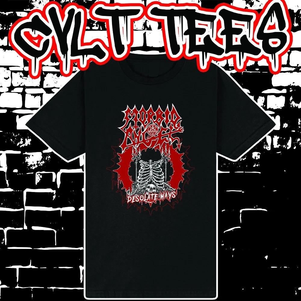 Men s and Women s T-shirts Morbid Angel Desolate Ways Band Tee 100% Cotton XXL