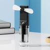 Handheld Spray Fan with Powerful Motor Strong Airflow 4 Speeds Low Noise Rechargeable Personal Small Pocket Fan