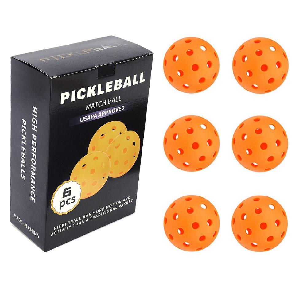 74mm Luminous Pickleball, 40-Hole Rotational & Injection Molded