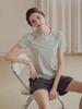 Top Estivo da Yoga da Donna con Inserti in Rete ad Asciugatura Rapida - T-shirt Sportiva a Maniche Corte Slim Fit