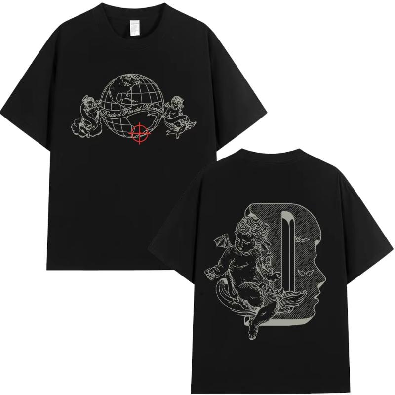 Rapper Duki ADA Tour Merch Tshirt Unisexs Women Clothing Cotton Cozy Oversized Tshirts Hip Hop Short Sleeve T Shirts Streetwear