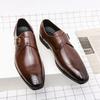 Markenleder Erhöhte Höhe Britische Herrenschuhe Elegante Brogue-Schuhe Mann Modische Neue Herren Hochzeits-Formalschuhe für Männer