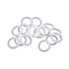 10/50Pcs White Silicone VMQ O Ring Gasket CS 3.0mm OD 10~150mm Grade Washer Rubber Shape Seal Gaskets(50Pcs,OD 12MM ID 6MM_CS 3.0MM)