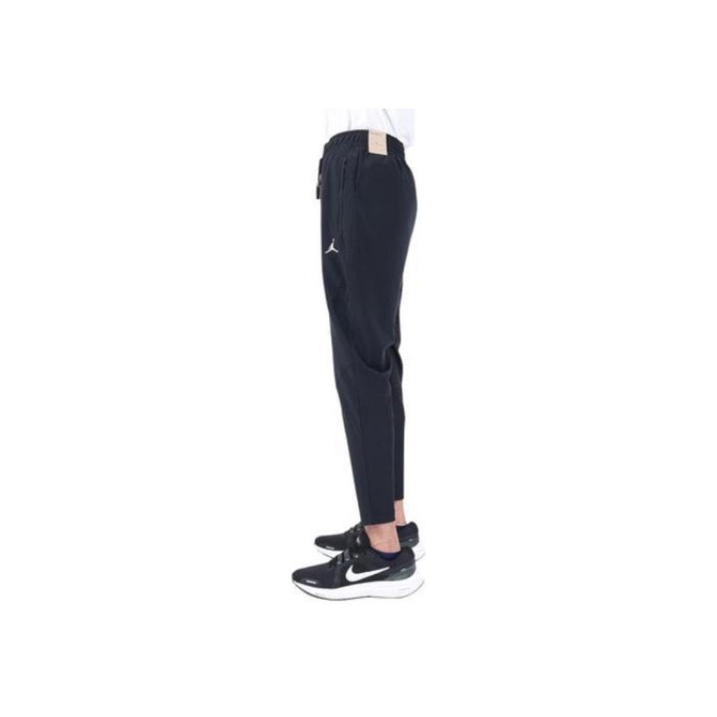 Jordan Elastic Mid-Waist Slim Fit Jogger Knit Sweatpants Unisex Bottoms Black FN5841-010