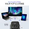 Sanwa Direct Mini Wireless Mouse, Detachable, Bluetooth2.4GHz, Multi-Pairing, 4 Buttons, Rechargeable, DPI Adjustment, Slim Design, 400-MAWB235