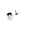 Silent Hanging Cat Clock with Giraffe Figurine Ceramic Centerpiece Quiet Movement for Living Room