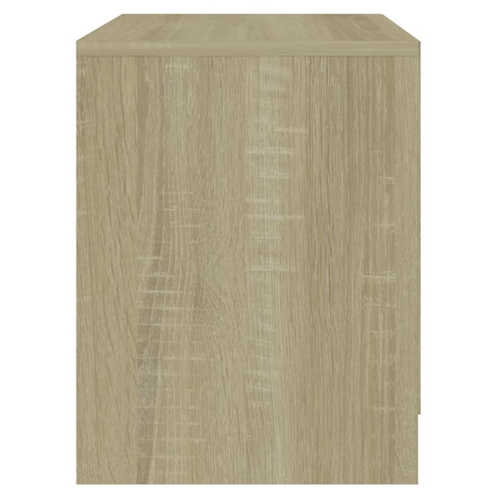 Nightstand Sonoma Oak Finish 45 x 34.5 x 44.5 cm Particleboard