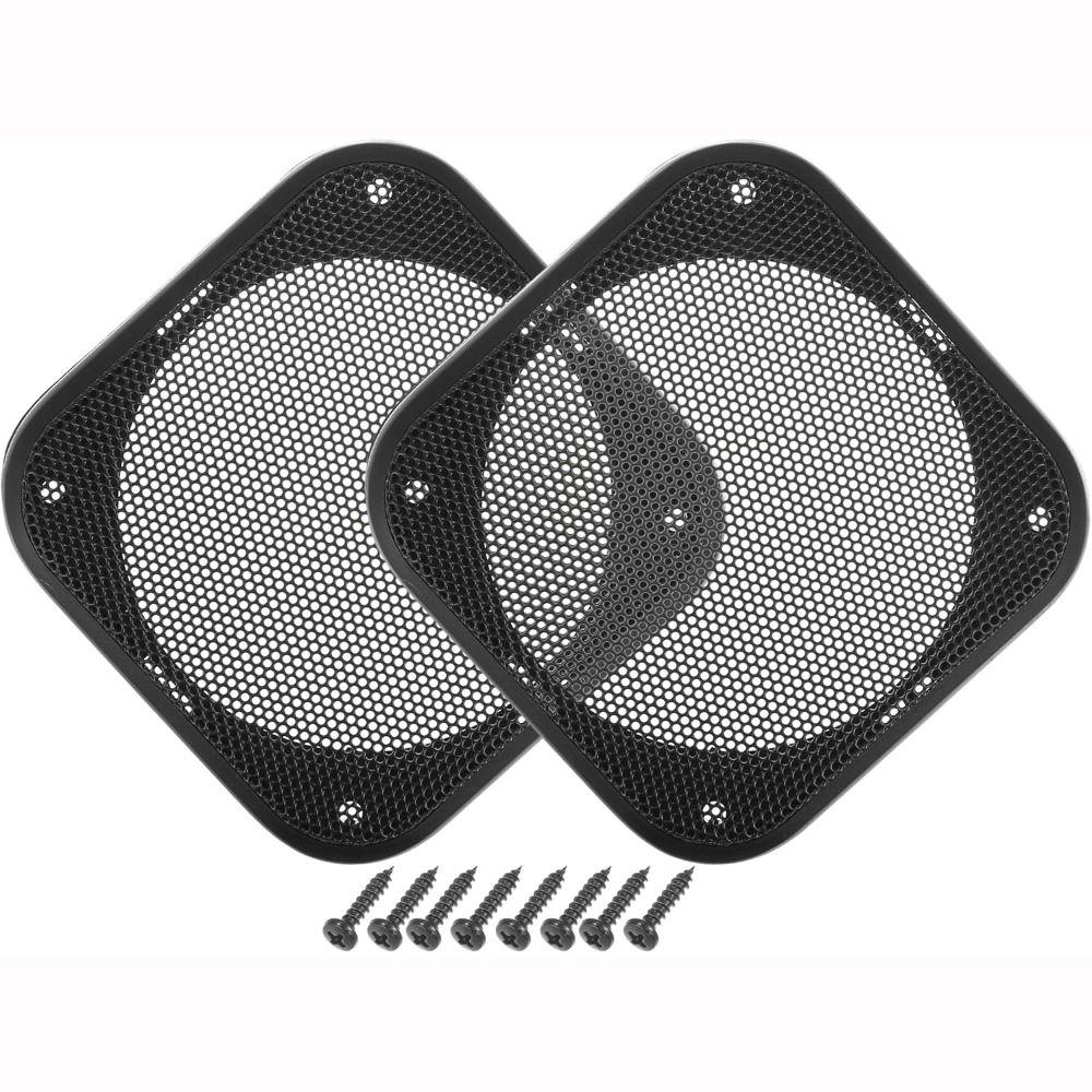 Metal Mesh Subwoofer Grill 4 Inch Speaker Frame Easy Install Speaker Protective Cover