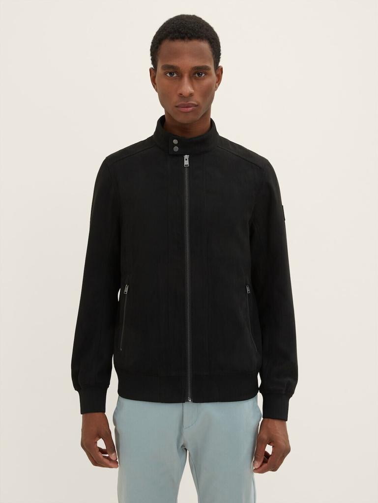 Демисезонная куртка Tom Tailor Jacke mit Stehkragen (1034869) schwarz