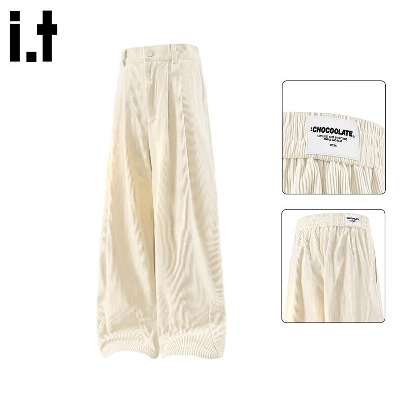 CHOCOOLATEit Men's American Style Loose Straight Leg Casual Pants