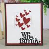 Cutting Dies Stencil DIY Scrapbook Paper Card Craft Love Heart Shape Die Cutter