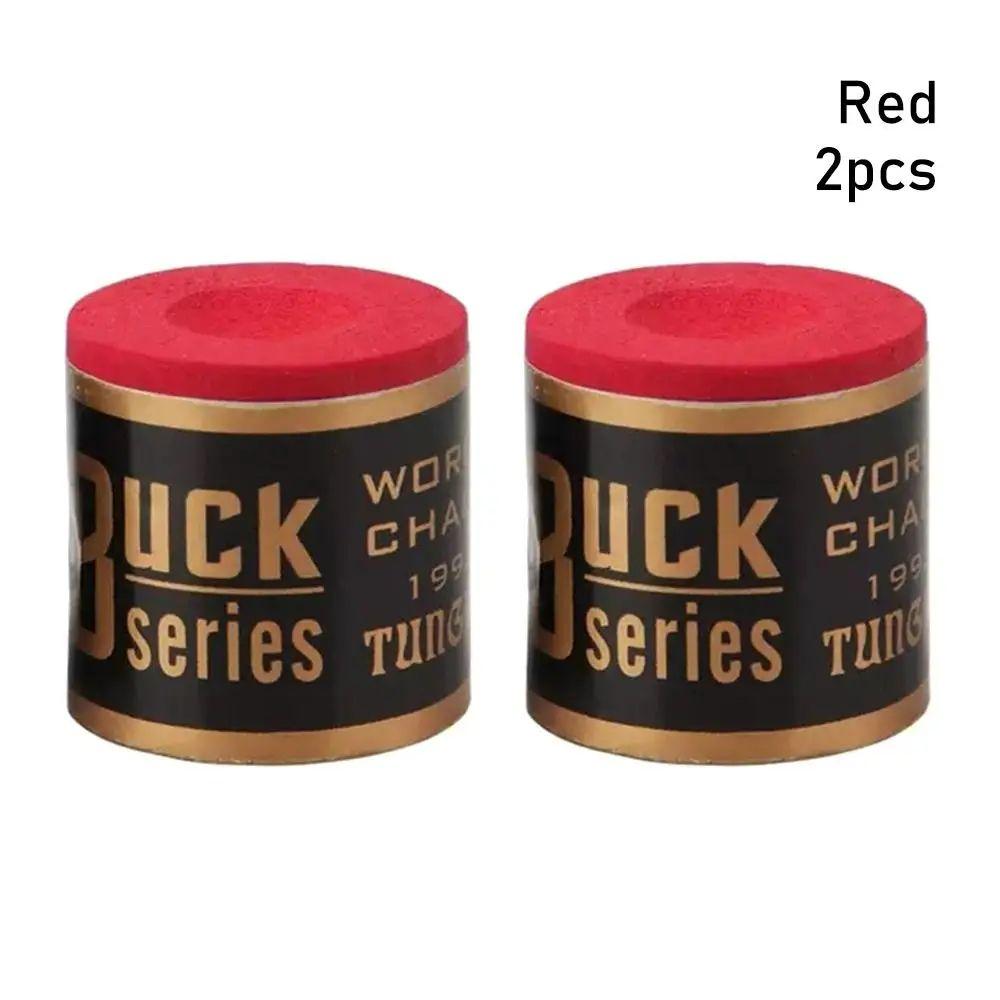 2 Stück Rutschfeste Billardkreide Pool Queue Kreide Snooker Easy Powder Billardkreide Pool Zubehör Blau Grün Rot