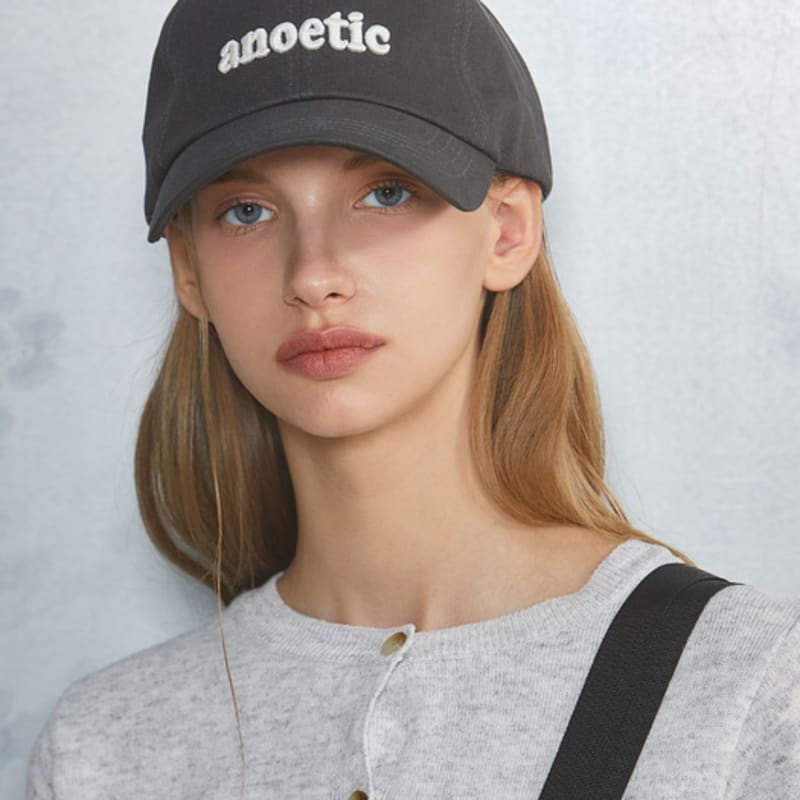 ANOETIC NEW LOGO CAP_CHARCOAL