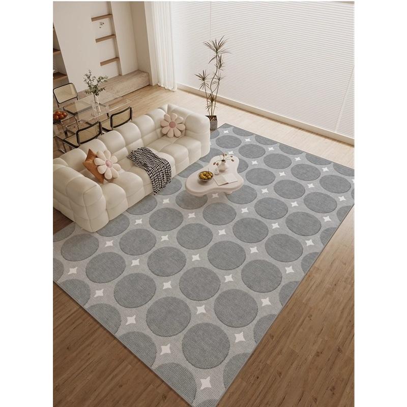 French Style Large Area Carpet For Living Room Stain Resistant Easy Care Non Slip Sofa Mat Home Absorbent Foot Mat
