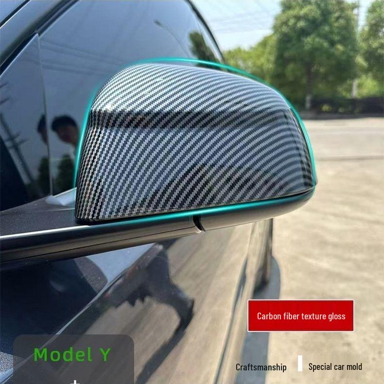 Kryt z uhlíkových vláken pro zrcátko 2025 Tesla Model Y