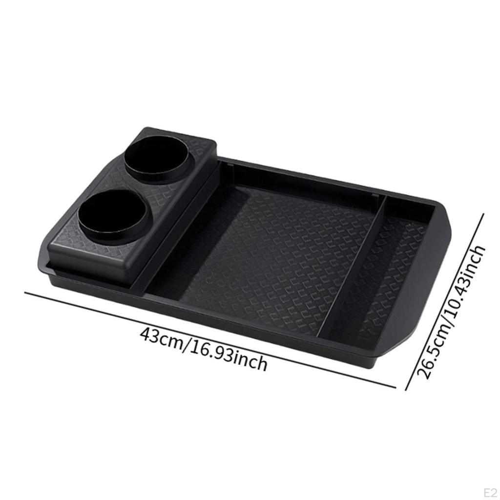 Vanity Tray Bathroom Organizer Counter Versatile Modern Utility Storage for Living Room