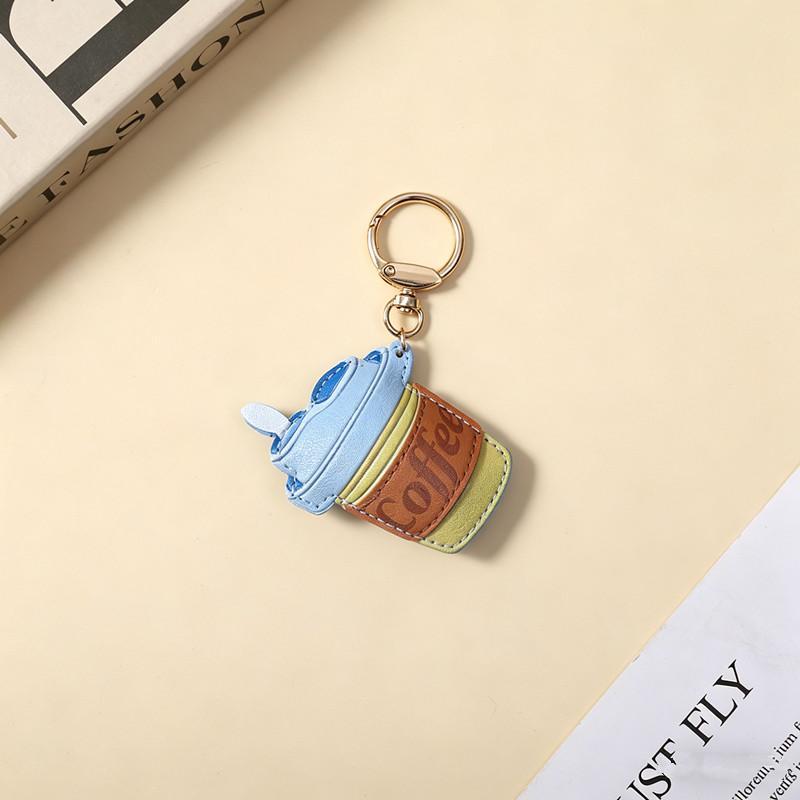 Ins Kreativ Cool Süßigkeiten Leder Kaffeebecher Stil Mode Tasche Hängende Dekoration Handyhülle Anhänger Kette Schlüsselanhänger
