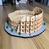KNEW BUILT Euro Constrution Roma Colosseum Micro Mini Cuburi de Construcție concepute pentru Jucării Adulți Copii Colecție Arc de Triumf Louvre Mare