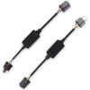 PXPART LED Polarity Conversion Relay, H4 Negative Control Car Multi Relay Unit, Set of