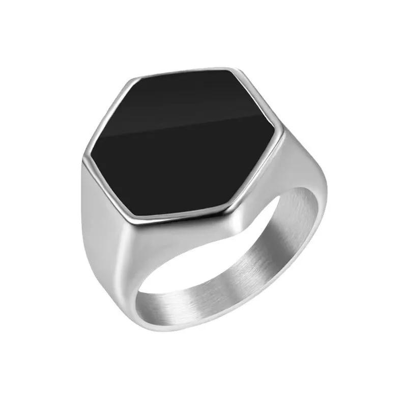 

Европейский и американский ретро панк стиль личность простое литье трехмерное глянцевое кольцо для мужчин 7