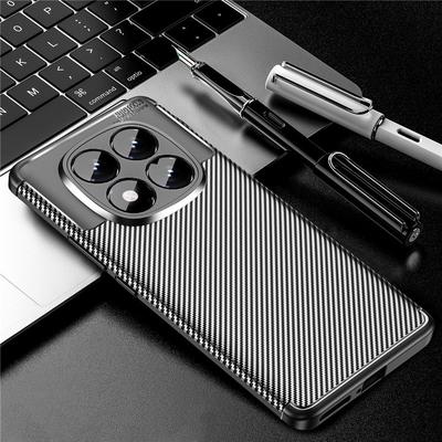 For Redmi Note 14 Pro+ Case For Redmi Note 14 Pro 4G 5G Cover Carbon Fiber Shockproof Silicone Bumper For Redmi Note 14 4G 5G