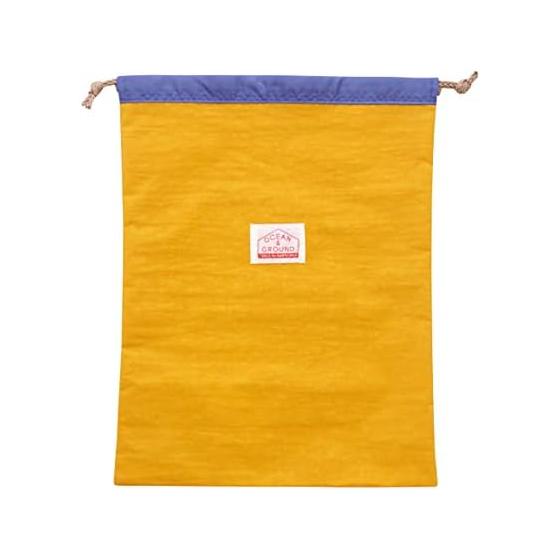 (Ocean Ground) Ocean Ground Drawstring Bag 1715917 L Size Sack Bag Drawstring Stylish Cool Cute Brand Gymnastics Clothing Holder Kindergarten