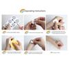5/1 Sheets Women's Temporary Fake Tattoo Stickers White Tattoo Bridesmaid Hand Arm Waterproof But Easy Remove Tattoo