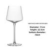 1pc Burgundy Crystal Cup Glass Red Wine Glass Goblet Grape Glass Home Nordic Style Handmade Lead-free Premium Wine Glass