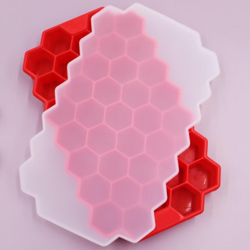 37-Grid Honeycomb Silicone Ice Cube Tray