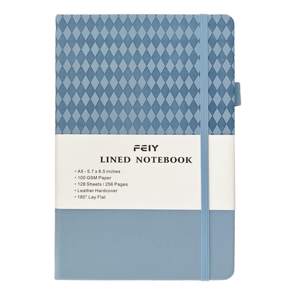 Custom Logo A5/A6 Thick Lined Notebook - High-Value Simple Diary