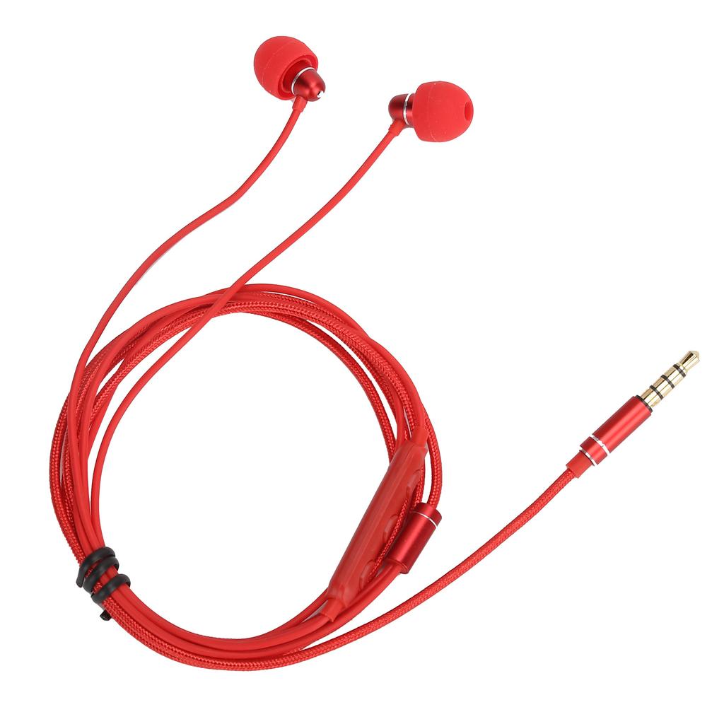 MS28 HiFi Soundproof Earphone with Mic Portable Wired Earbuds Headphone for Outdoor