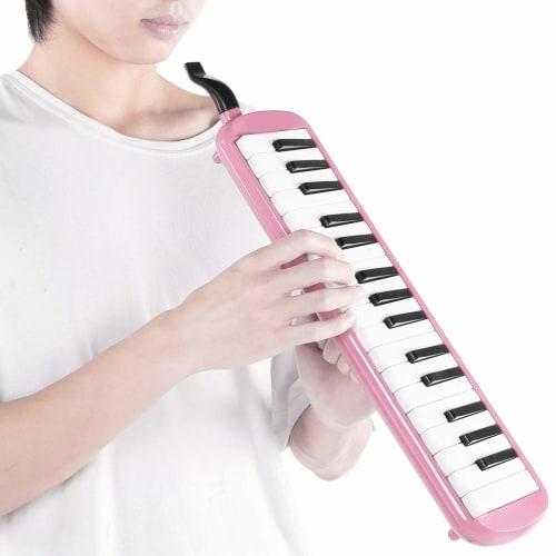 Melody Piano, 32-Key Melody Harmonica for Kindergarten (Pink)