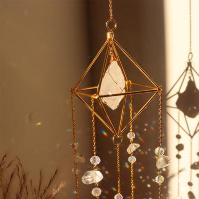 Hanging Sun Catcher Creative Rainbow Maker Ornament Versatile Sun Catcher Wind Chime for Wedding Decoration