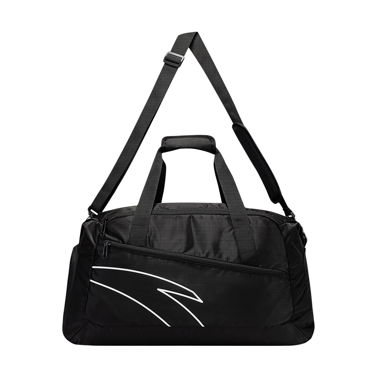 Anta Outdoor Portable Simple Fashion Commuter Fabric Tote Bag Unisex bags Black 992617141R-1 Black