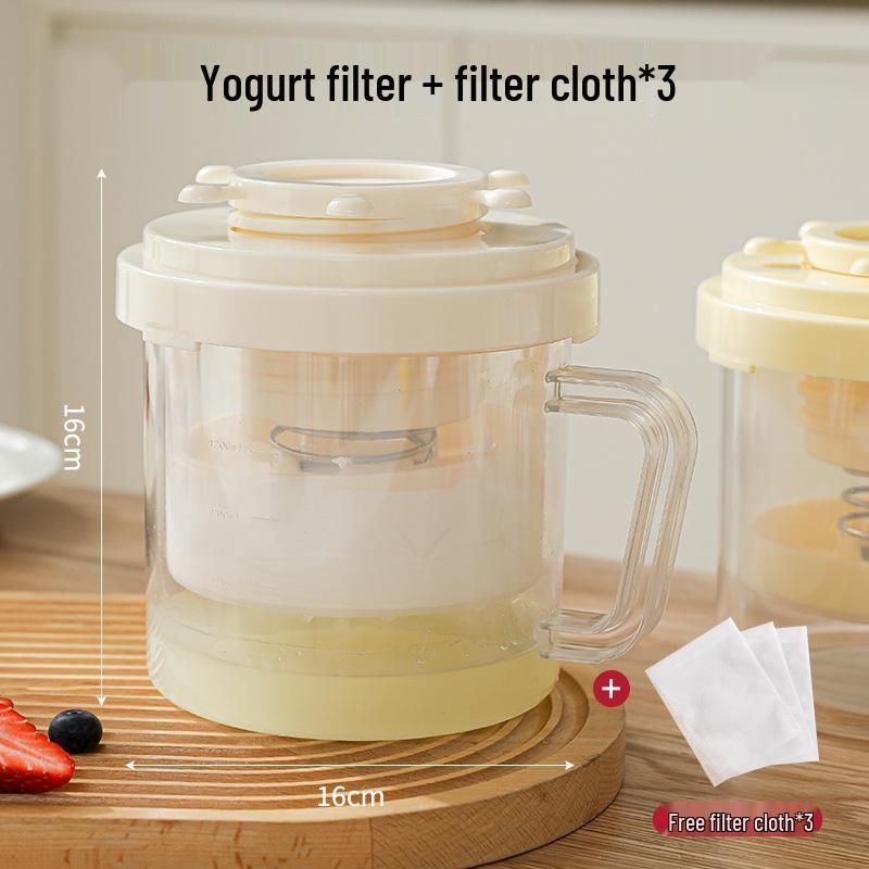 Greek Yogurt Maker with Filter for Cold Brew and Whey Separation