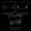 F26C 2 Pack Clear Acrylic Candy Rack 10 Slot Stabilized Treat Stand for Baking