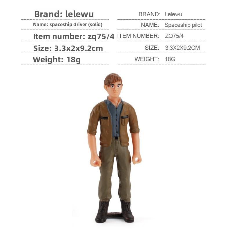 Simulated Diver Veterinarian Farmer Worker Postal Worker Toy Model Ornament For Collectors And Play